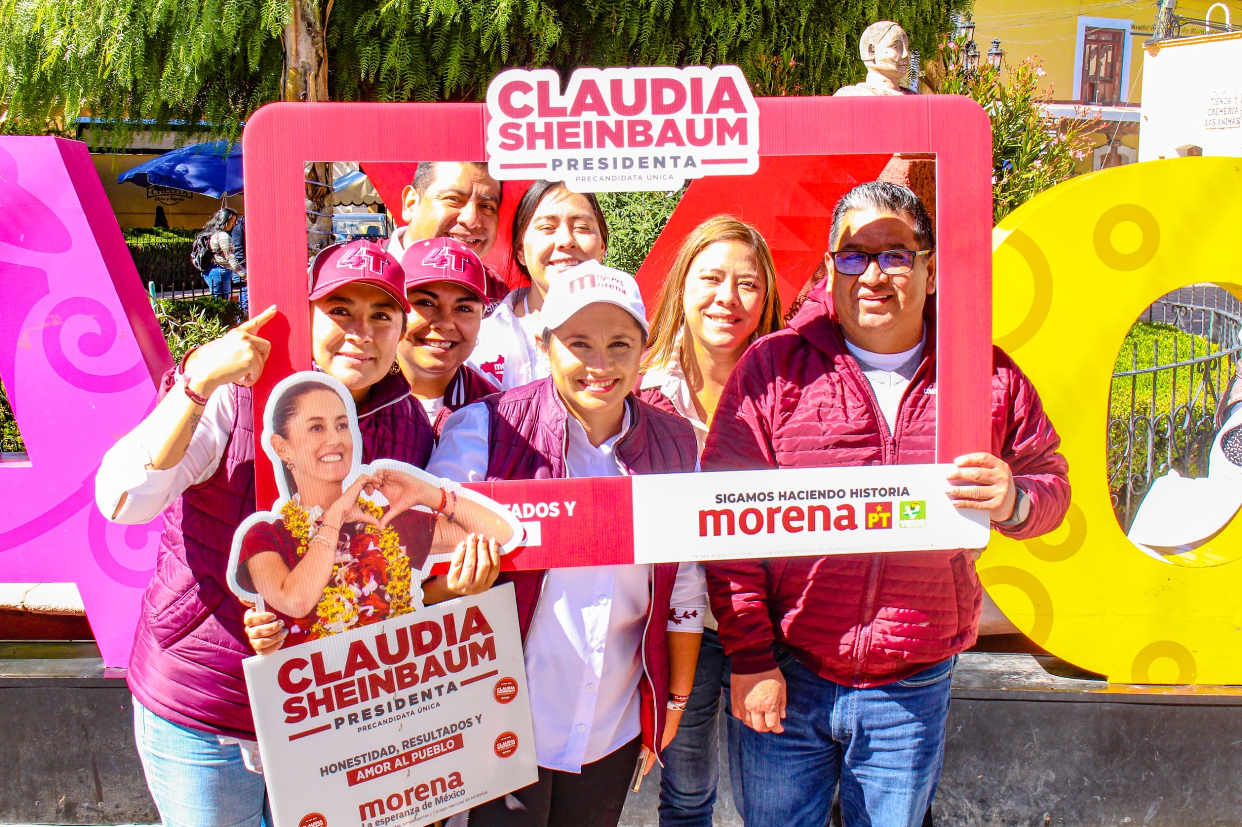 Firme el respaldo de los tlaxcaltecas a favor de Claudia Sheinbaum: Morena